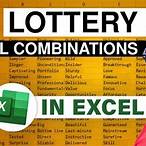 excel formula for lottery combinations